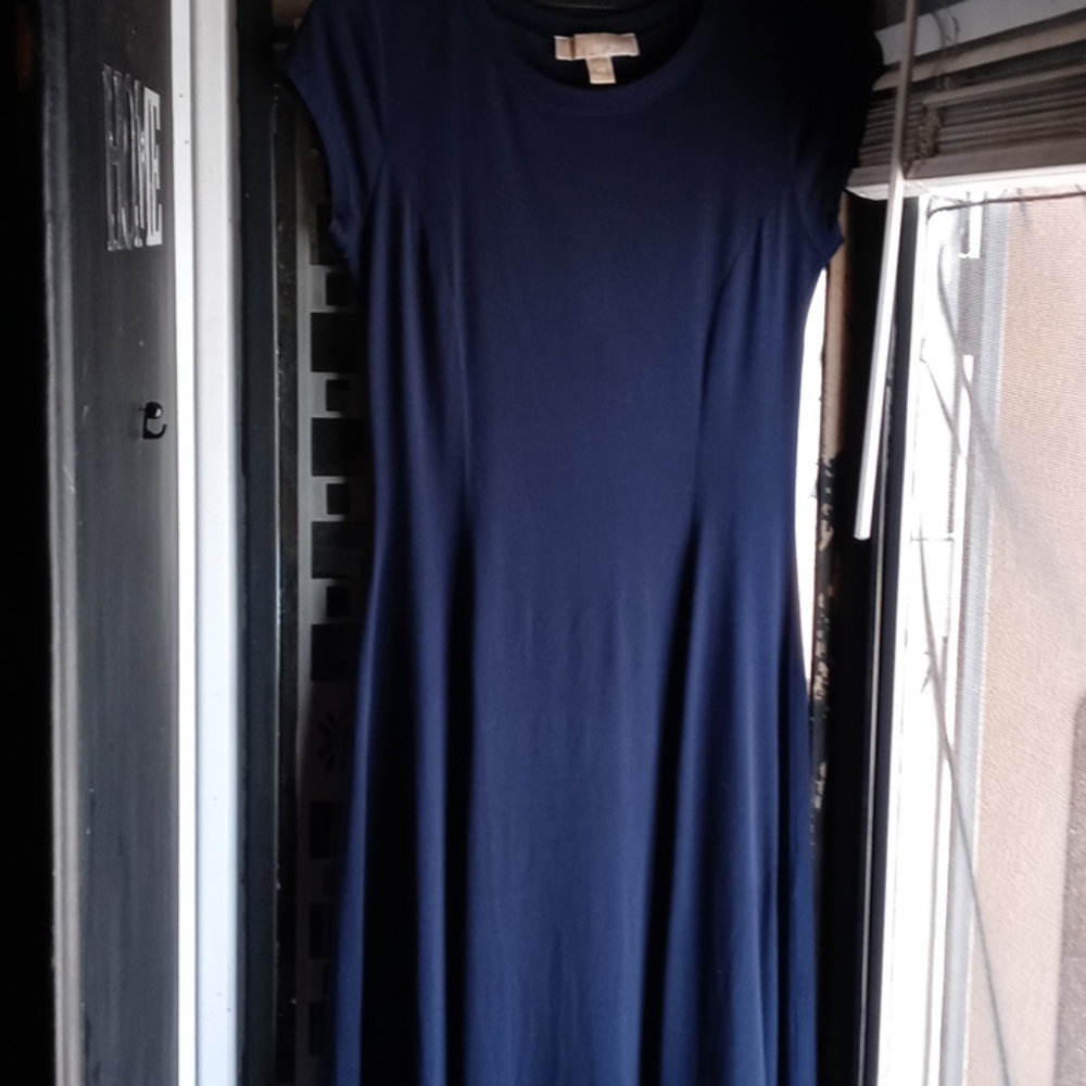 Michael Kors dress, navy blue, size XS, maxi length